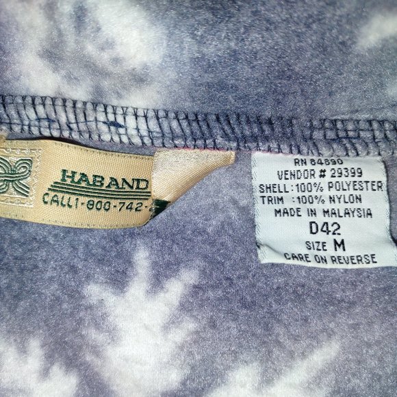 HABAND ROSE AND VIOLET WITH SNOWFLAKE PATTERN VINTAGE WOMAN'S JACKET - Picture 4 of 6